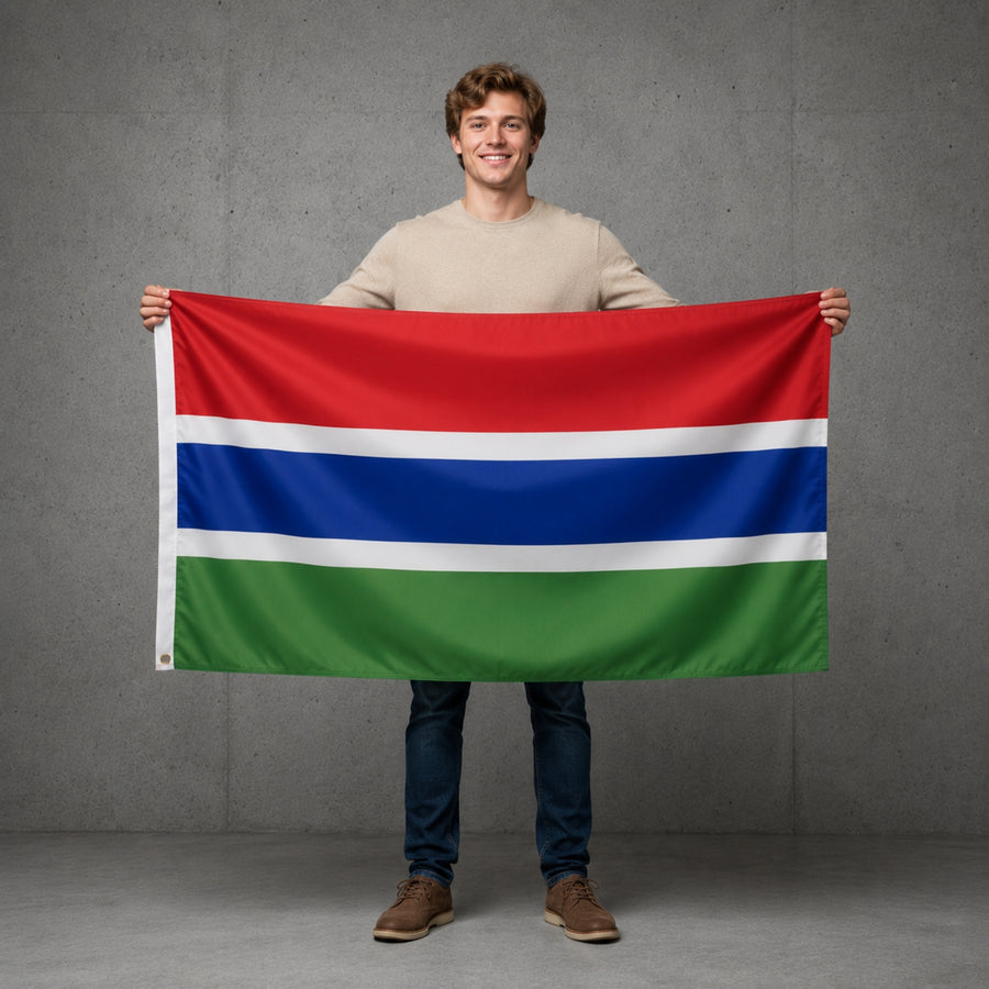 Drapeau - Gambie