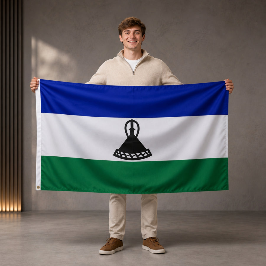Drapeau - Lesotho