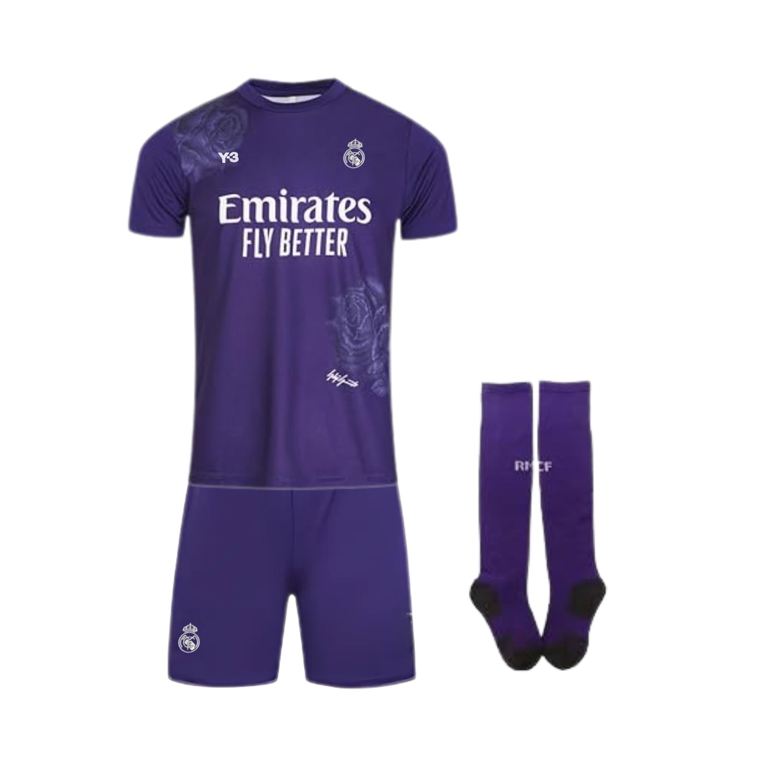 Kit - Real Madrid Quatrième  23/24 - Collection Y-3 - Vue de face