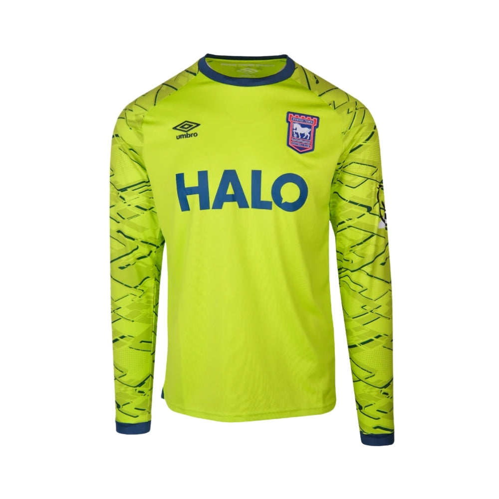 Ipswich Town F.C Gardiens de But 25/26 - Manches Longues - Vue de face