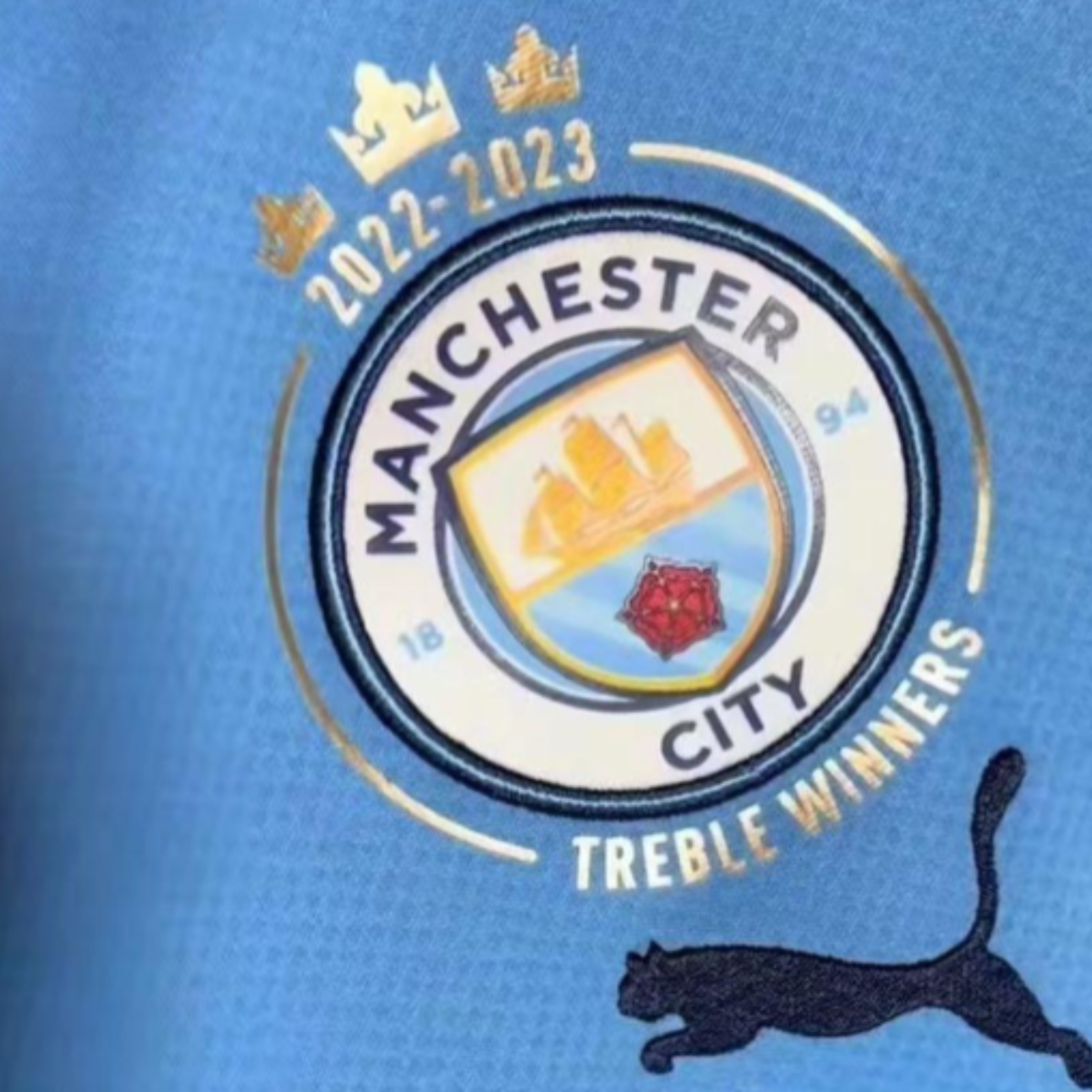 Manchester City Édition Spéciale 22/23 - Triplete - Vue rapprochée