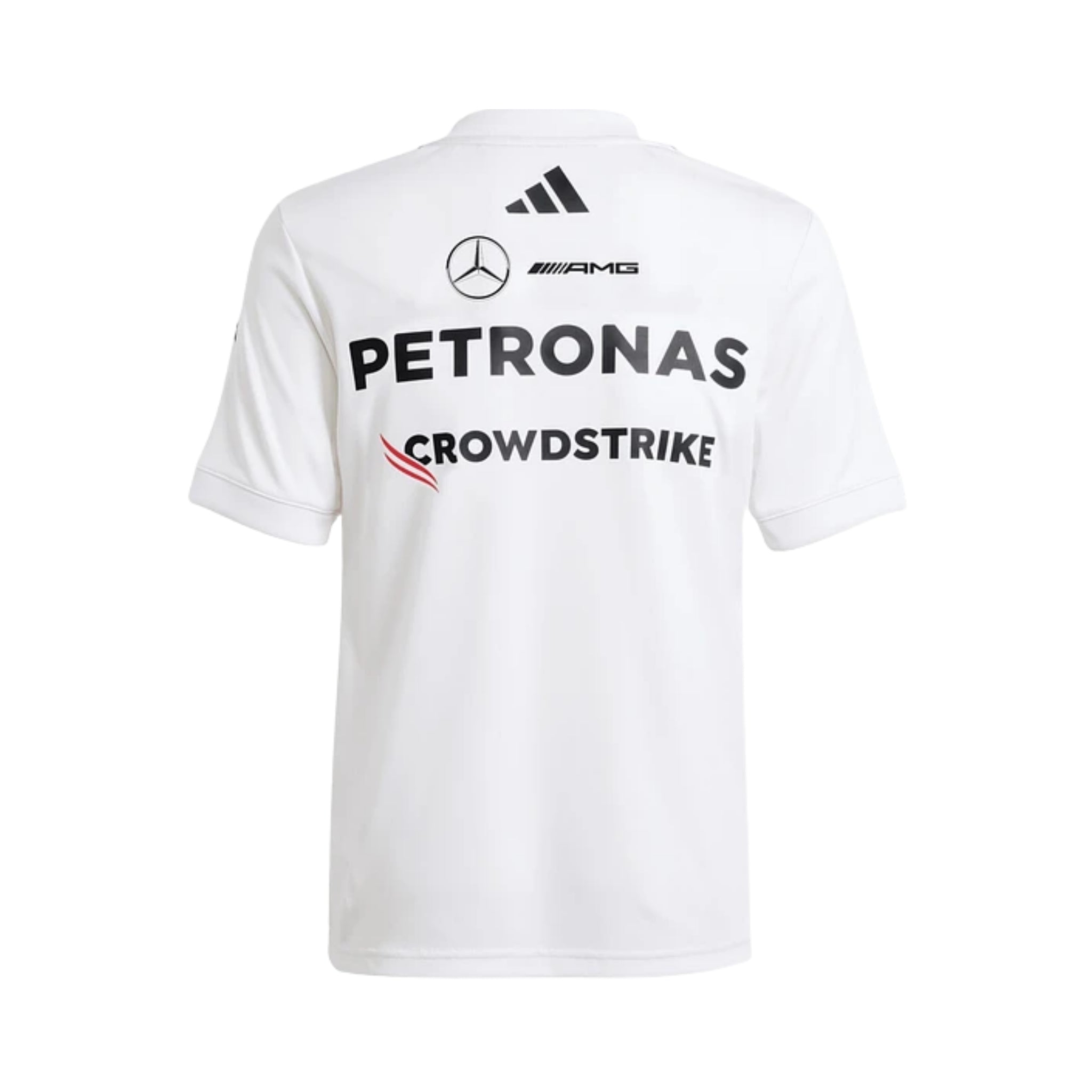 T-Shirt Mercedes AMG Petronas F1 2025 - Blanc - Vue de dos