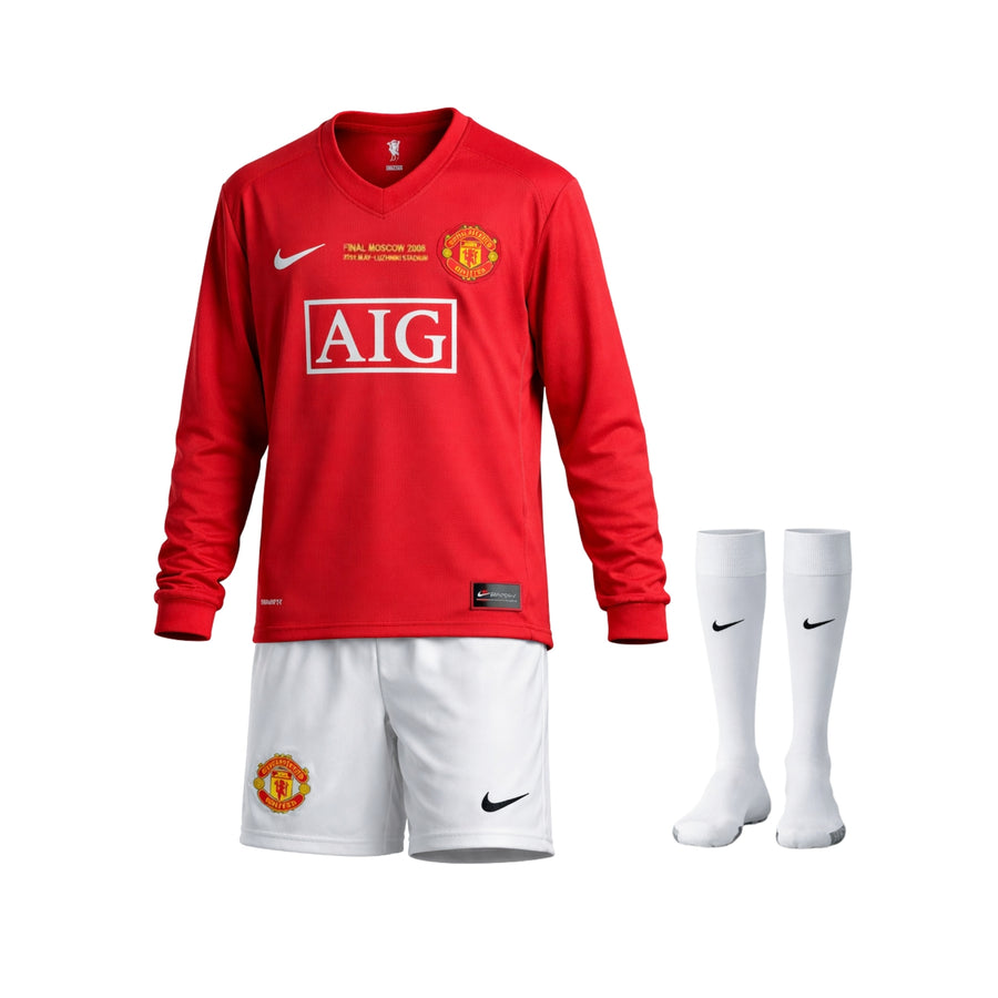 Kit - Manchester United Home 07/08 - Long Sleeved - Champions League Final