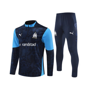 Olympique de Marseille 25/26 - Survêtement 1/2 Zip - Bleu Marine
