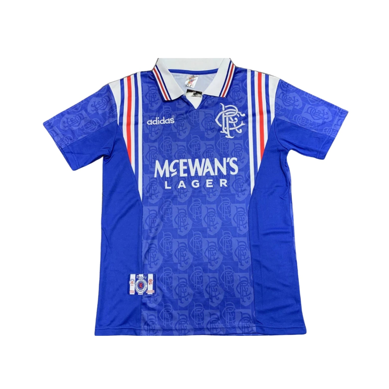 Rangers Domicile 96/97 - Vue de face