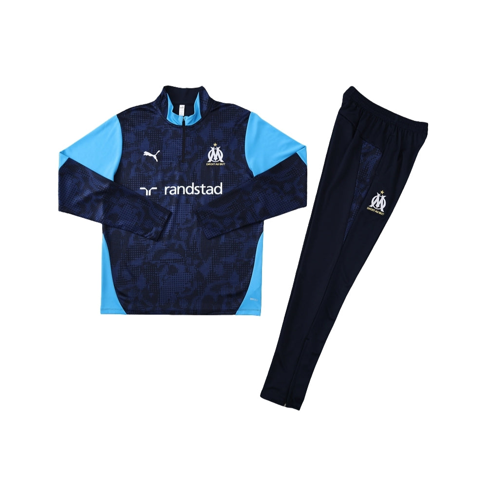 Olympique de Marseille 25/26 - Survêtement 1/2 Zip - Détail