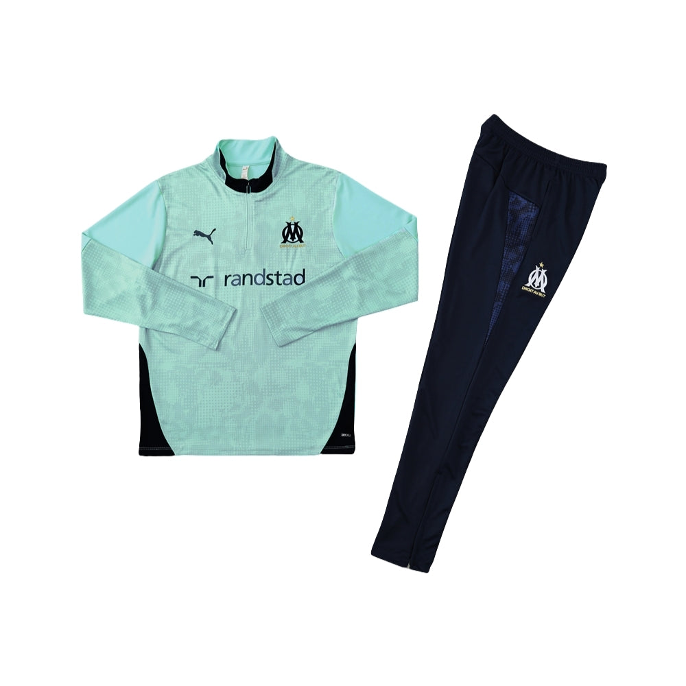 Olympique de Marseille 25/26 - Survêtement 1/2 Zip - Détail