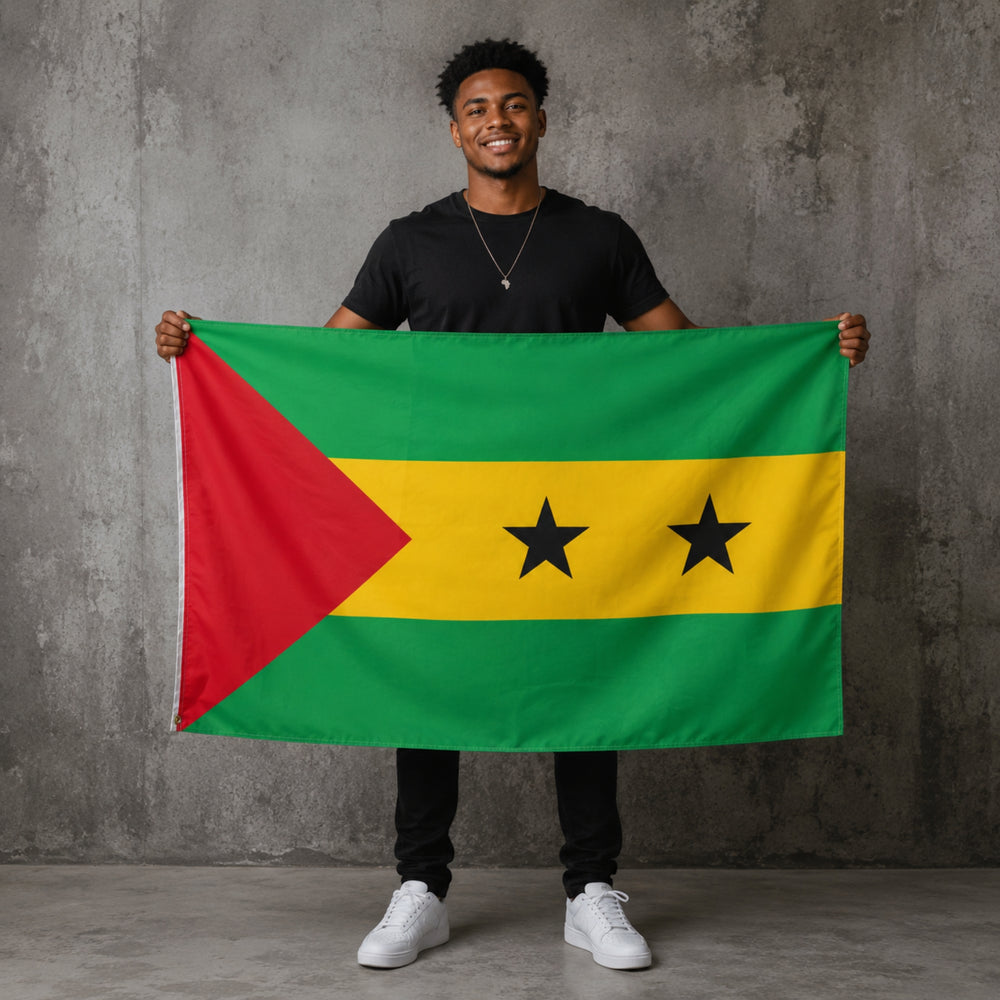 Drapeau - São Tomé-et-Príncipe