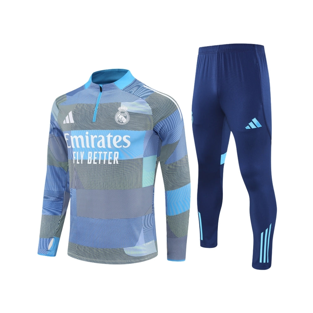 Real Madrid 25/26 - Survêtement - 1/2 Zip - Vue de face