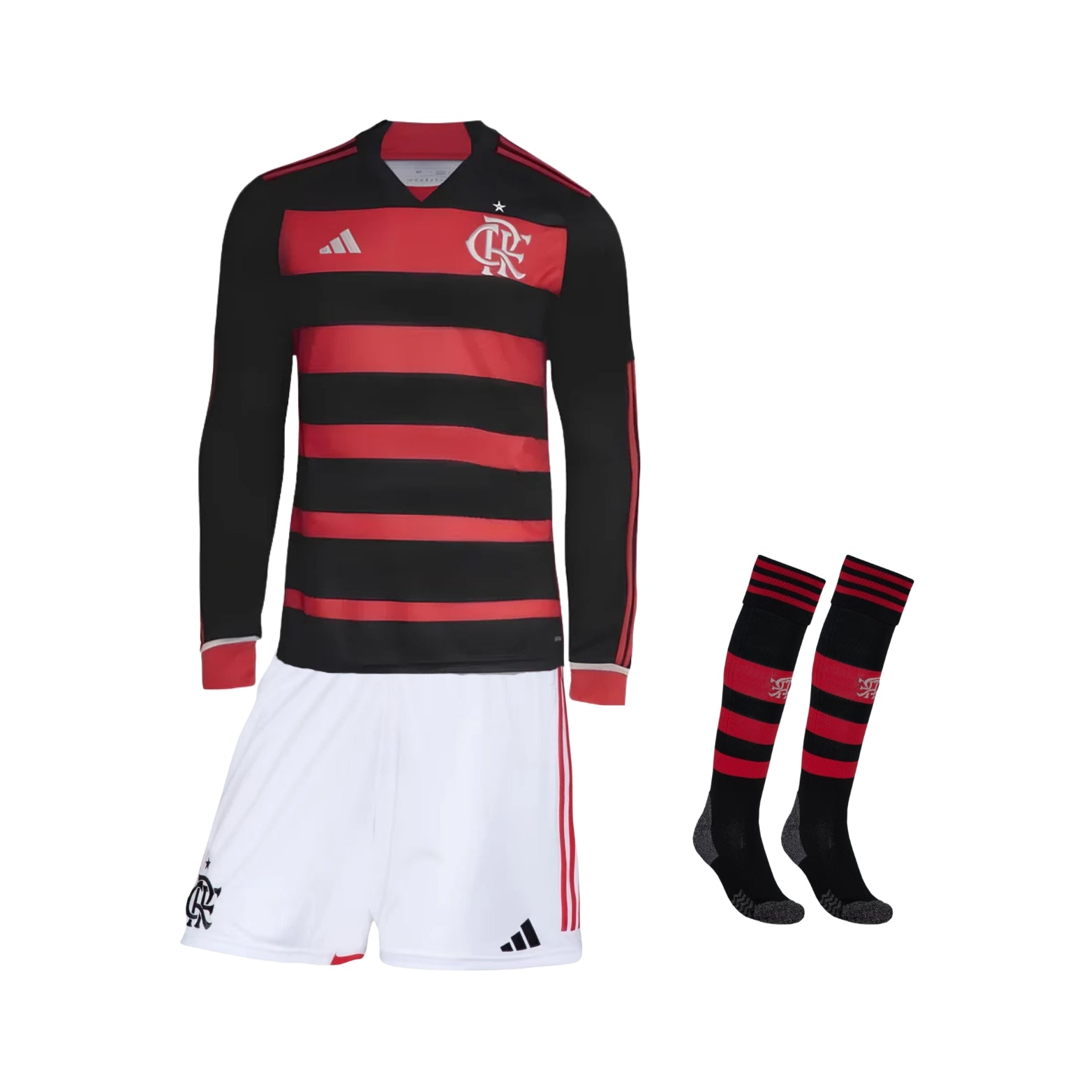 Kit - Flamengo Domicile 24/25 - Manches Longues - Vue de face
