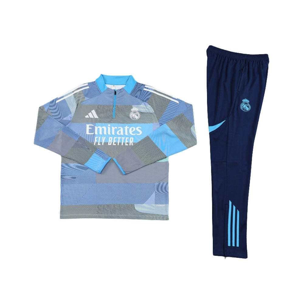 Real Madrid 25/26 - Survêtement - 1/2 Zip - Détail