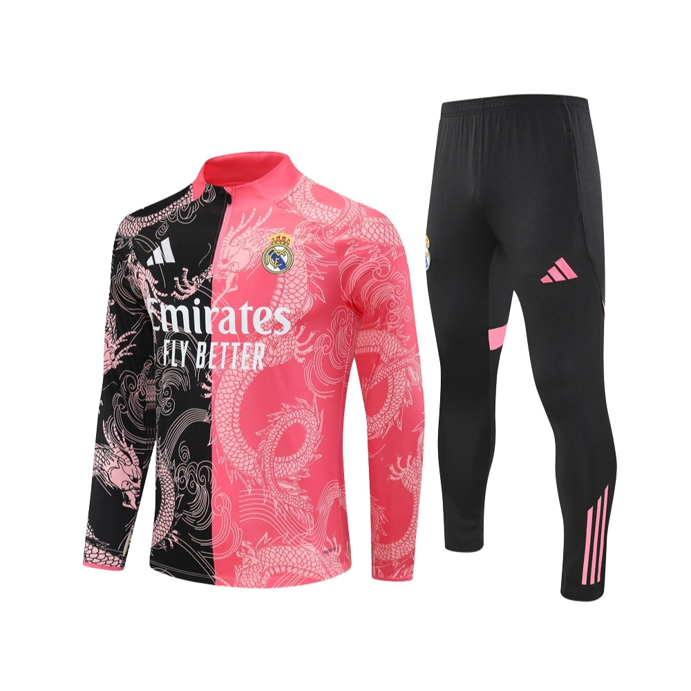 Real Madrid 25/26 - Survêtement - 1/2 Zip - Vue de face