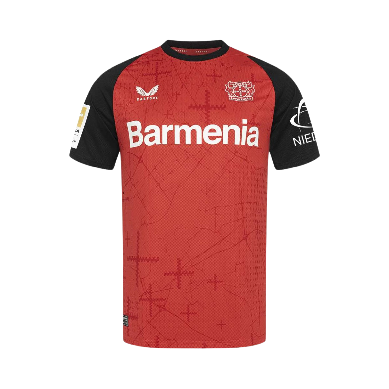 Bayer 04 Leverkusen Domicile 24/25 - Vue de face