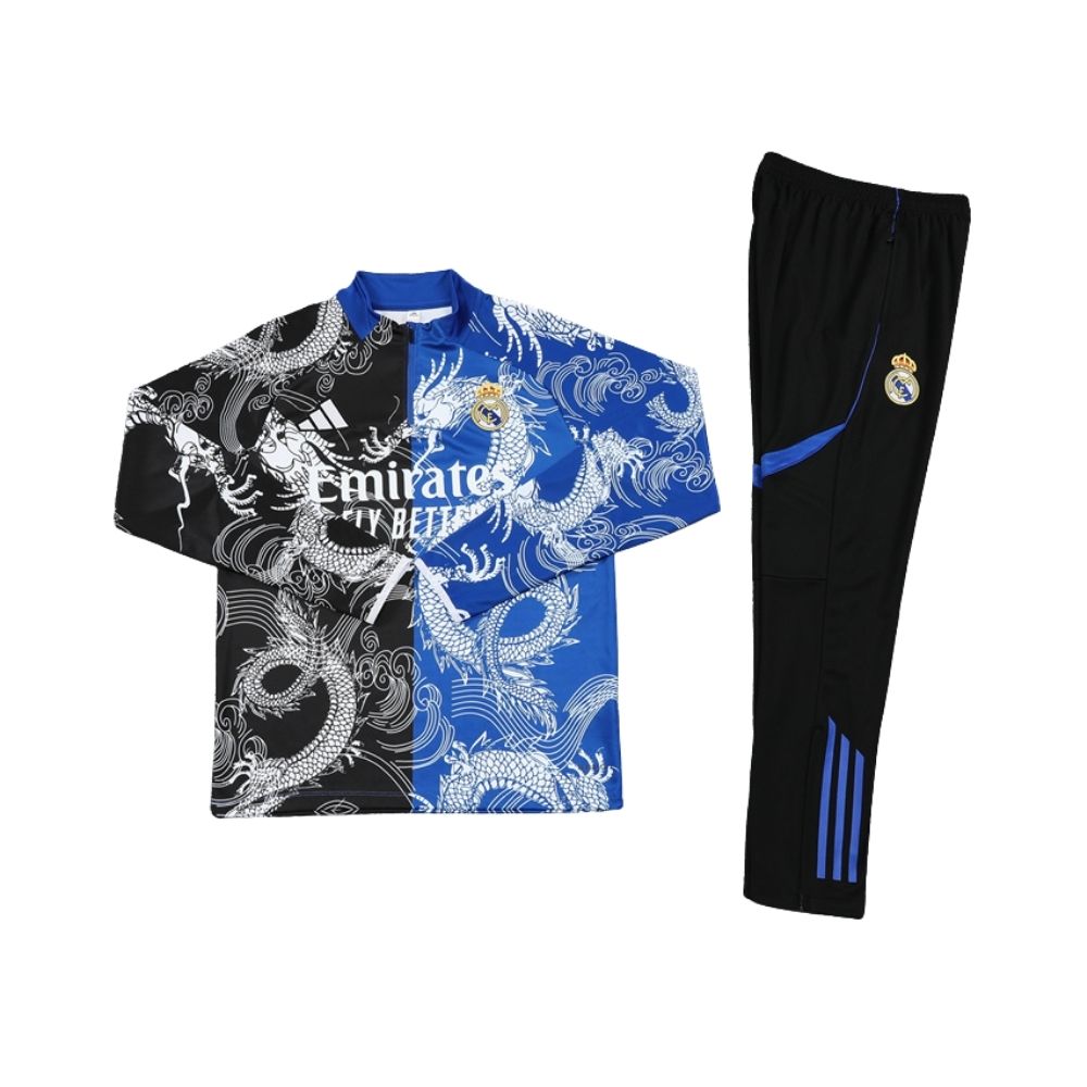 Real Madrid 25/26 - Survêtement - 1/2 Zip - Détail