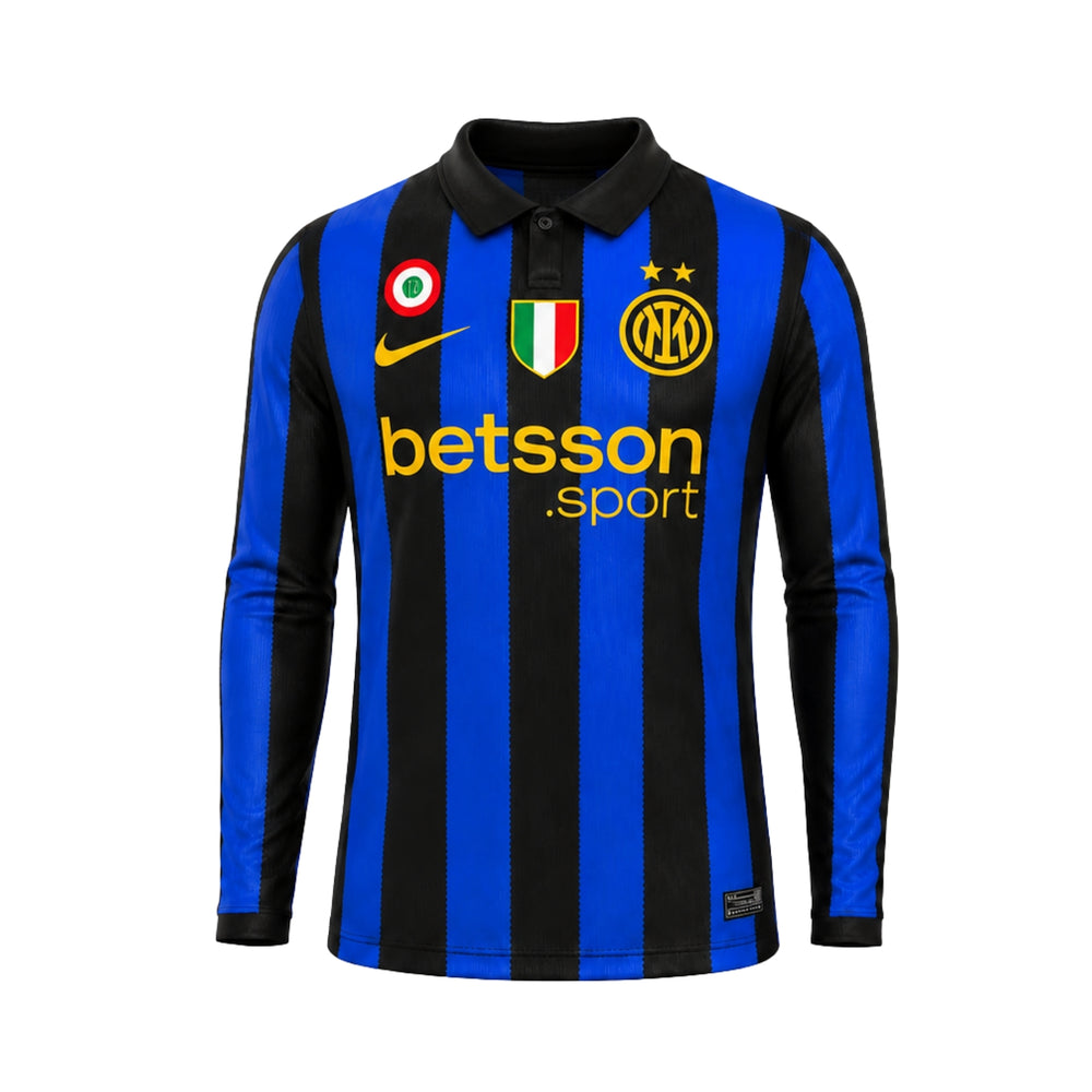Inter Milan Domicile 26/27 - Manches Longues - Version Joueur