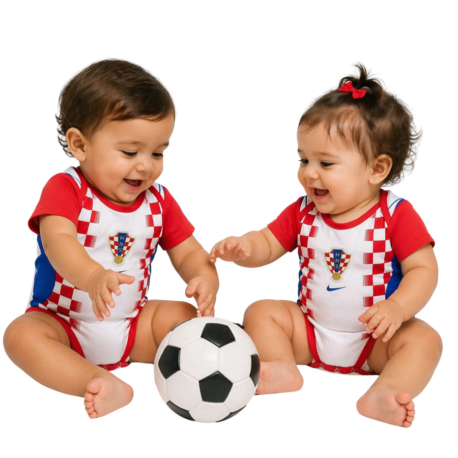 Croatie - Body Bébé Domicile 26/27 - Coupe du Monde 2026