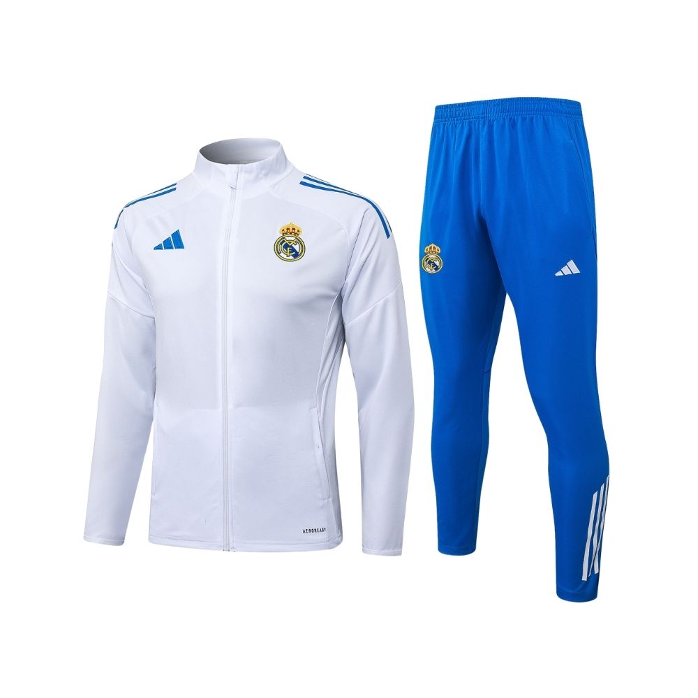 Real Madrid 25/26 - Survêtement - Zip Complet - Vue de face