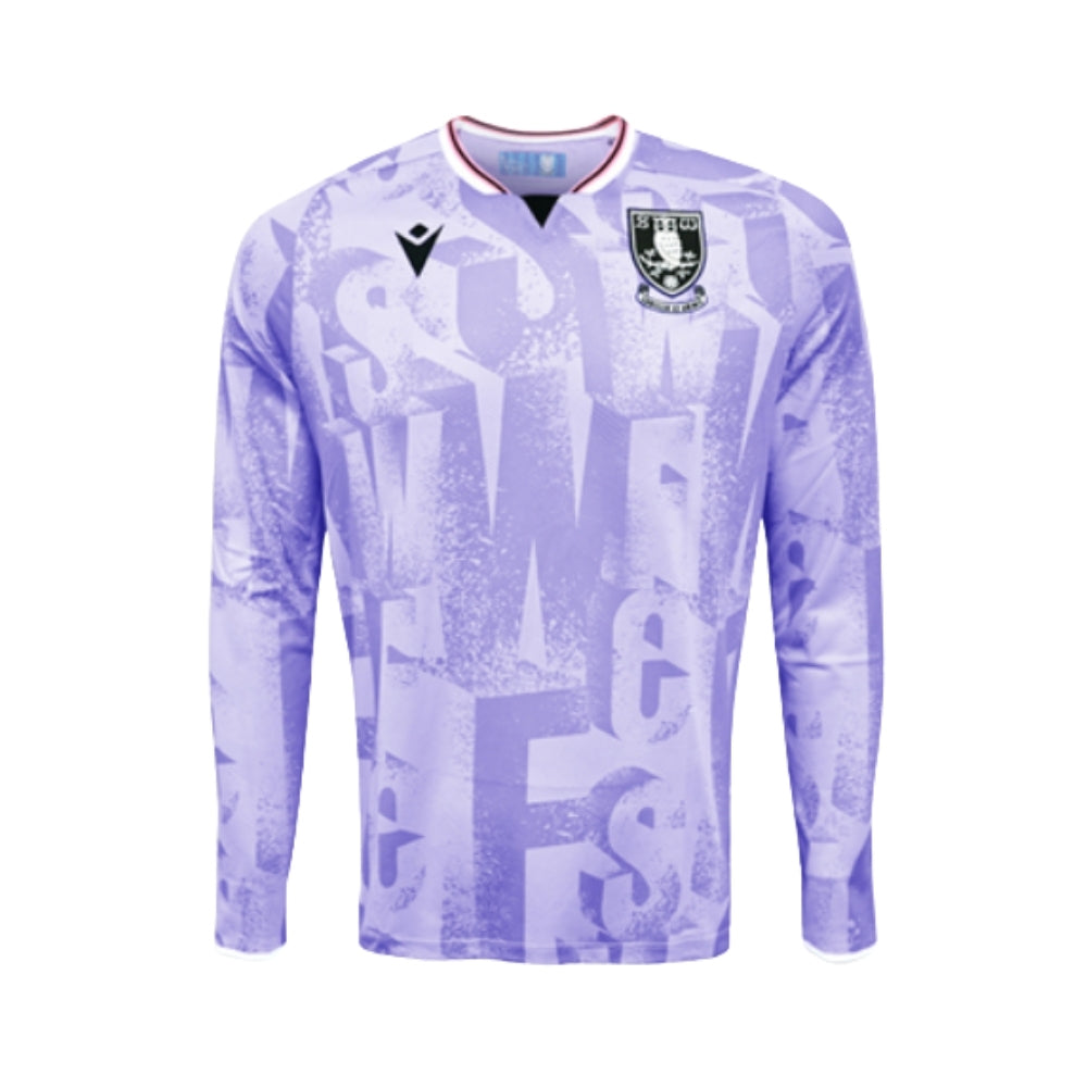 Sheffield Wednesday Extérieur 25/26 - Manches Longues - Vue de face