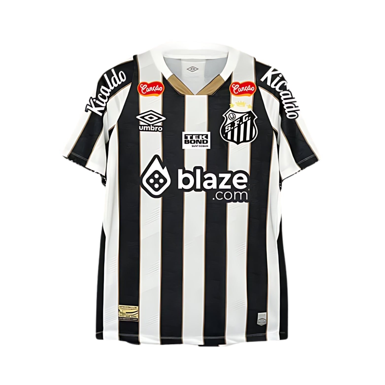 Santos Éxterieur 24/25 - Tous les Sponsors - Vue de face