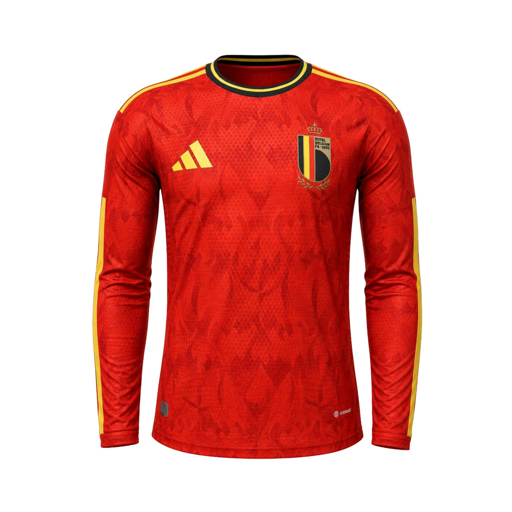 Belgium Home 26/27 - World Cup 2026 - Long Sleeves - Player Version