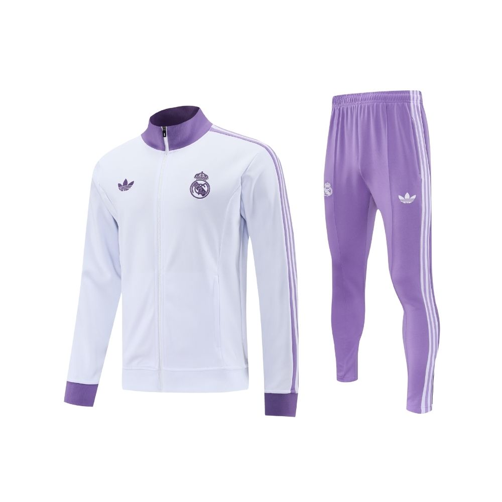 Real Madrid 25/26 - Survêtement - Zip Complet - Vue de face