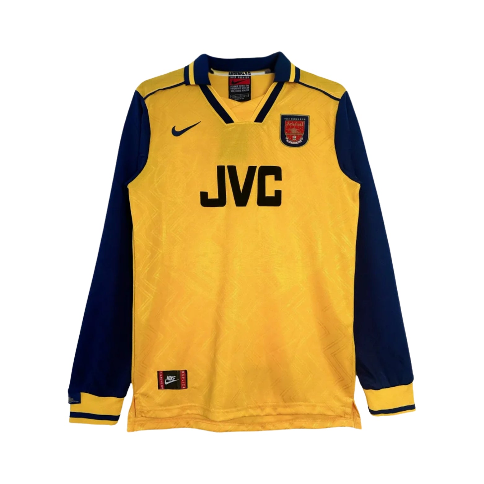 Arsenal Extérieur 96/97 - Manches Longues - Vue de face