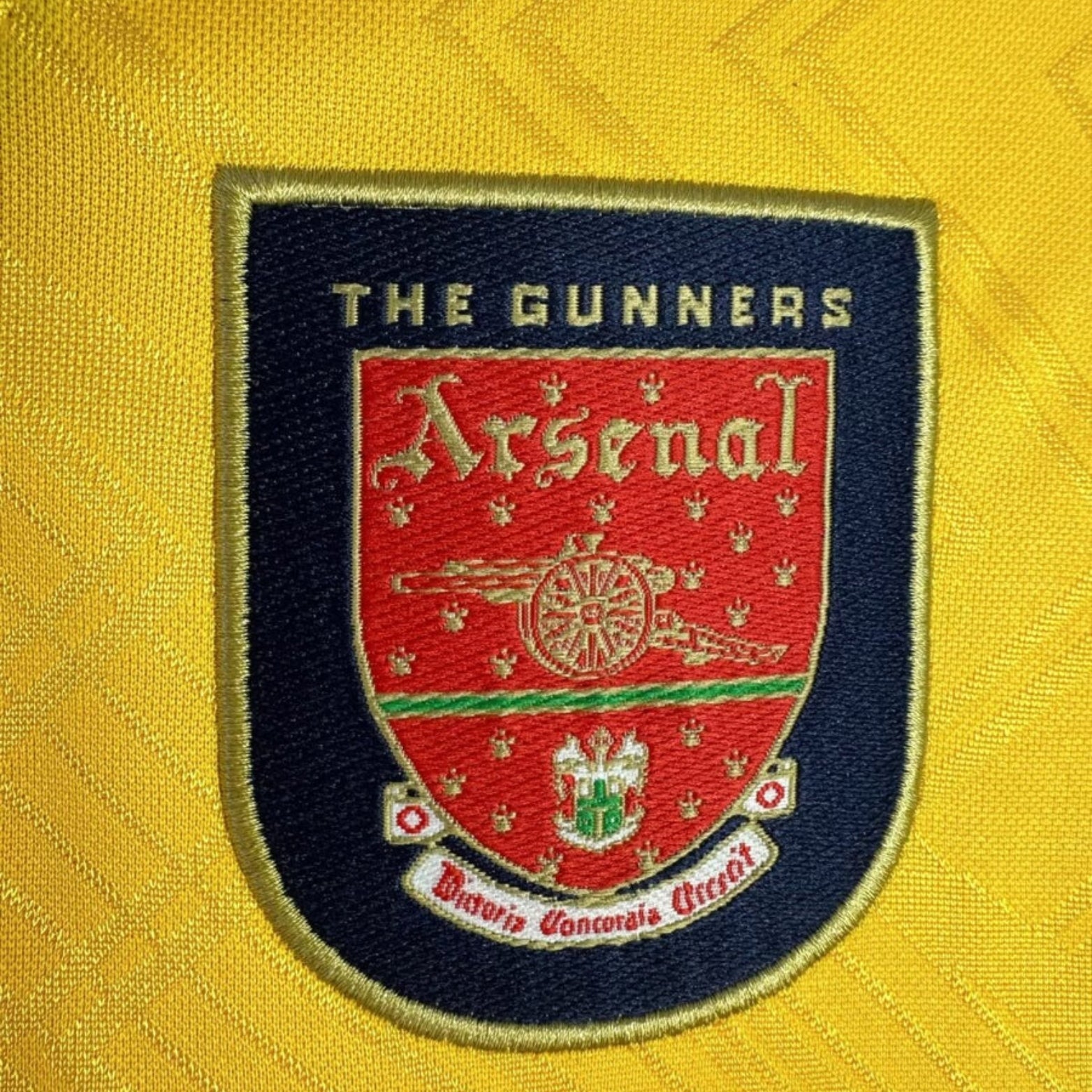 Arsenal Extérieur 96/97 - Manches Longues - Détail
