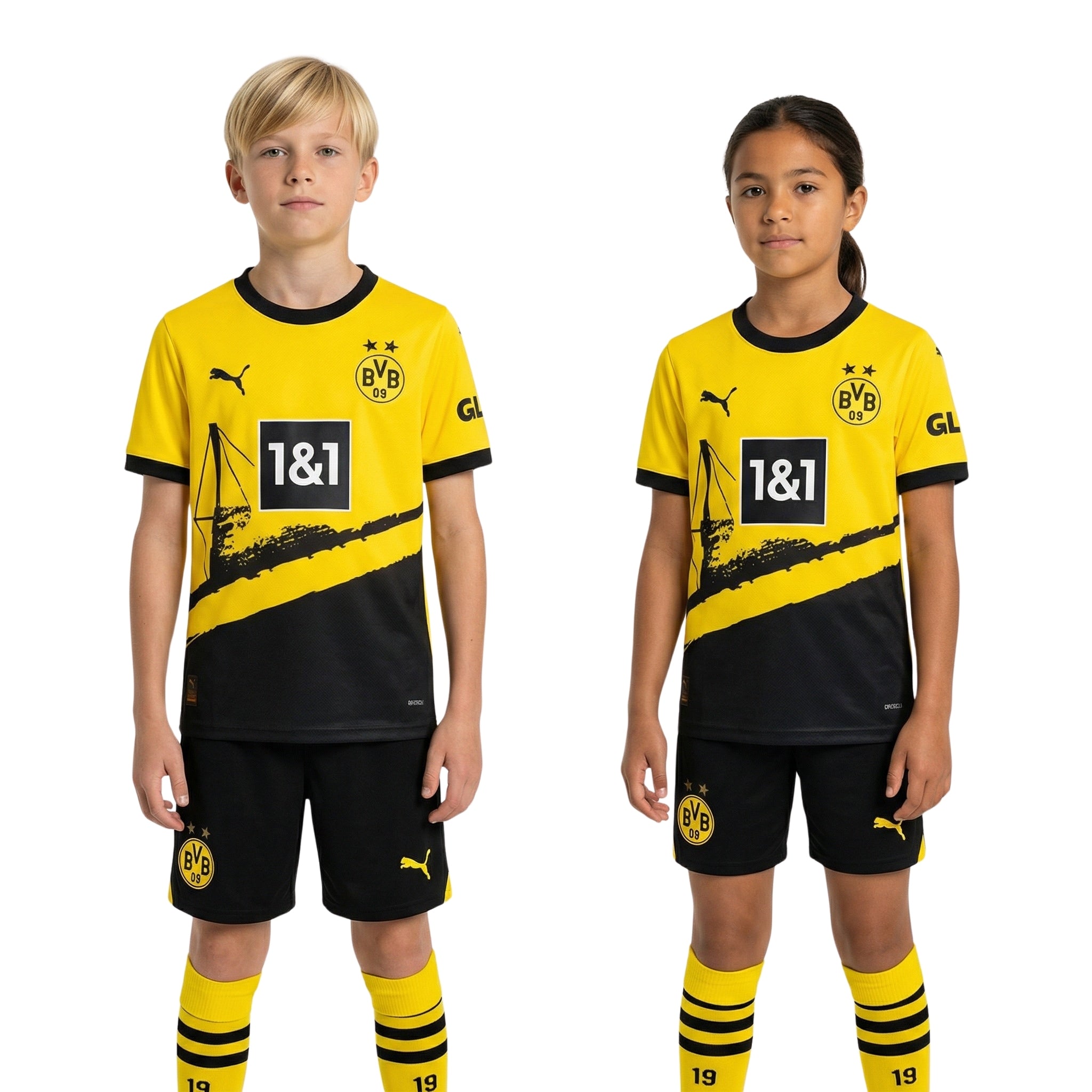 Kit - Borussia Dortmund Domicile 23/24 - Vue de dos