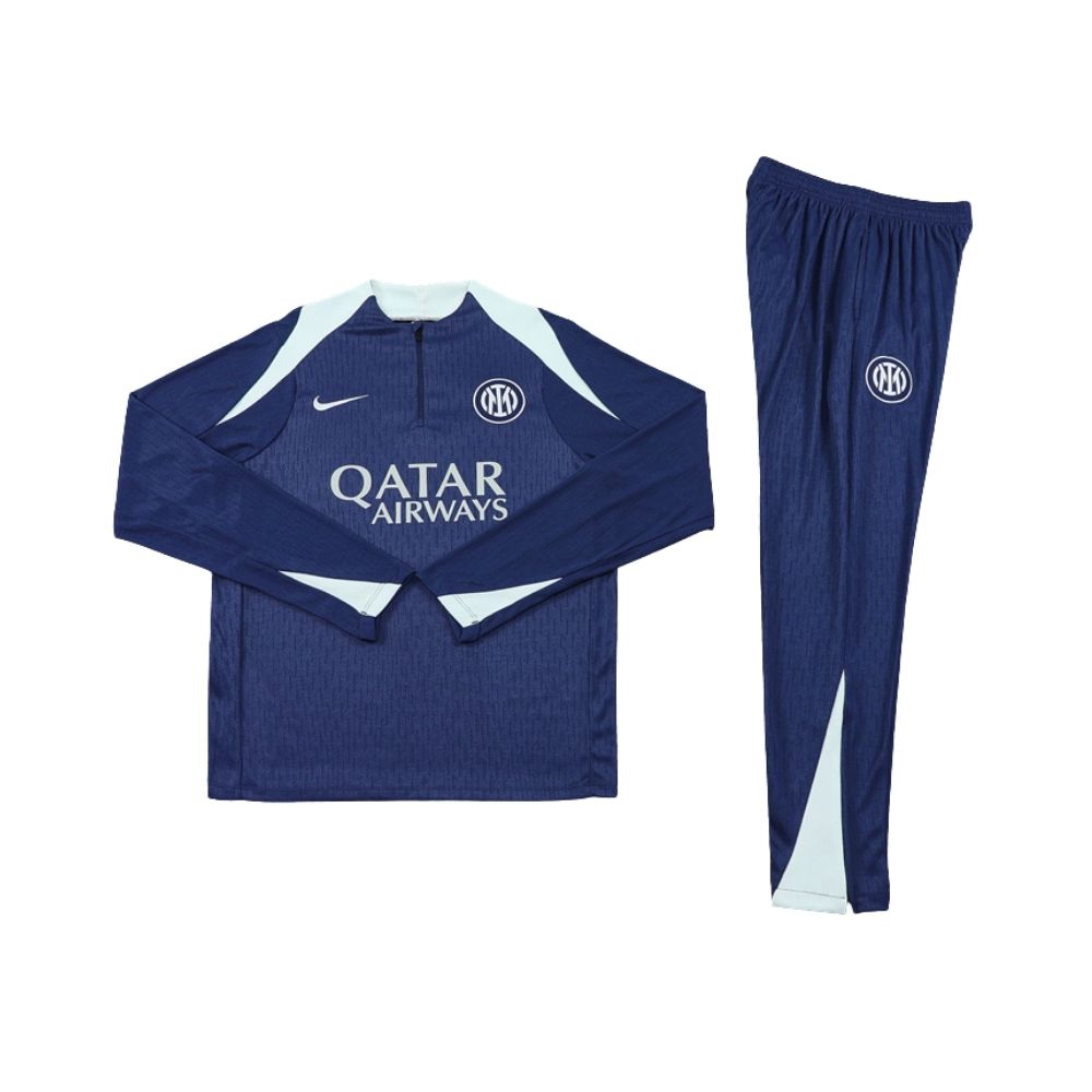 Inter Milan 25/26 - Survêtement - 1/2 Zip - Détail