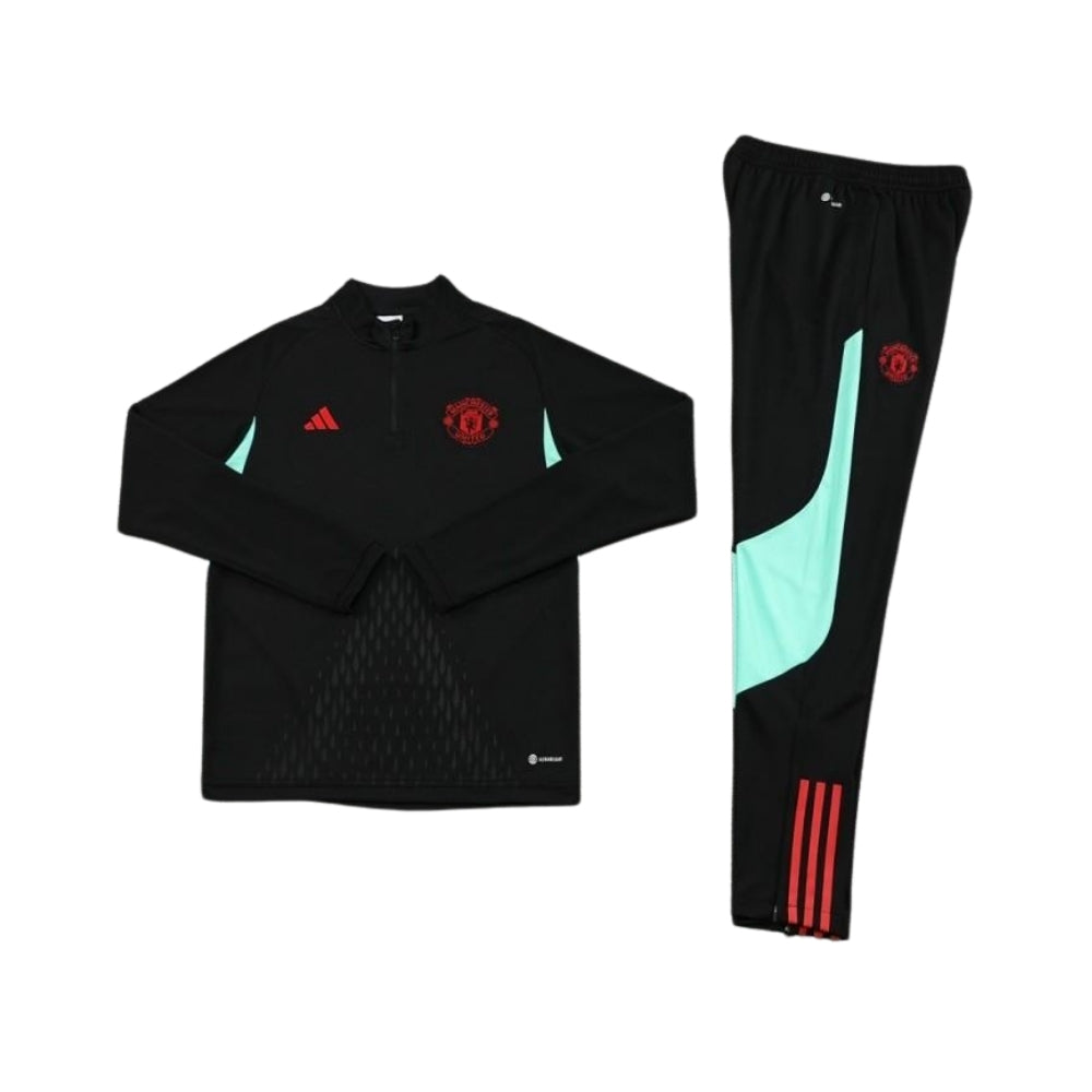 Manchester United 25/26 - Survêtement - 1/2 Zip - Détail
