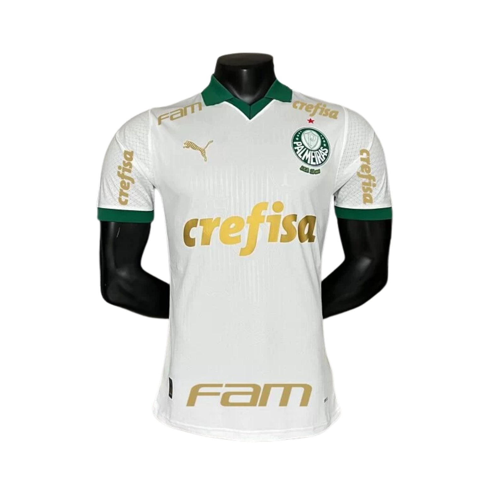 Palmeiras Extérieur 24/25 - Tous les Sponsors - Vue de face