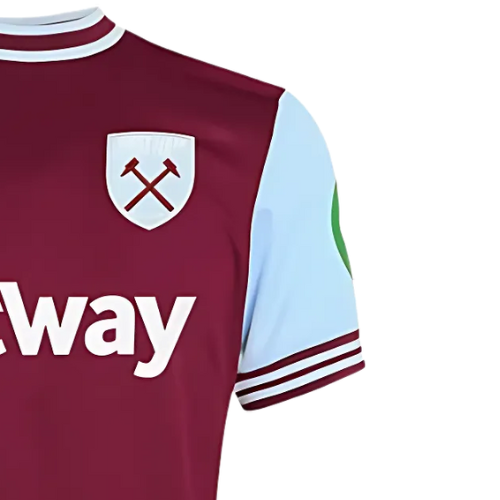West Ham United Domicile 24/25 - Vue rapprochée