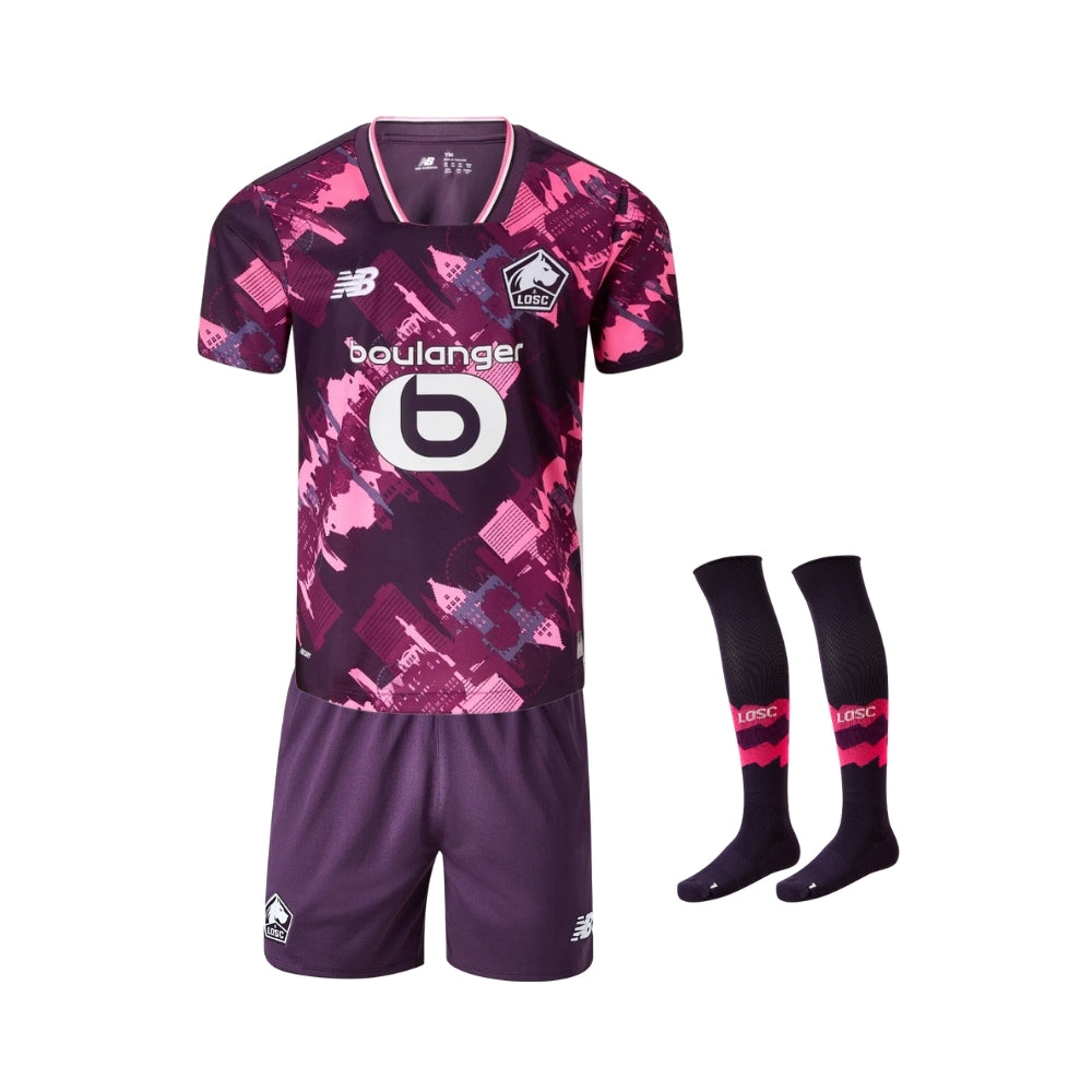 Kit - Lille OSC Quatrième 25/26 - Vue de face