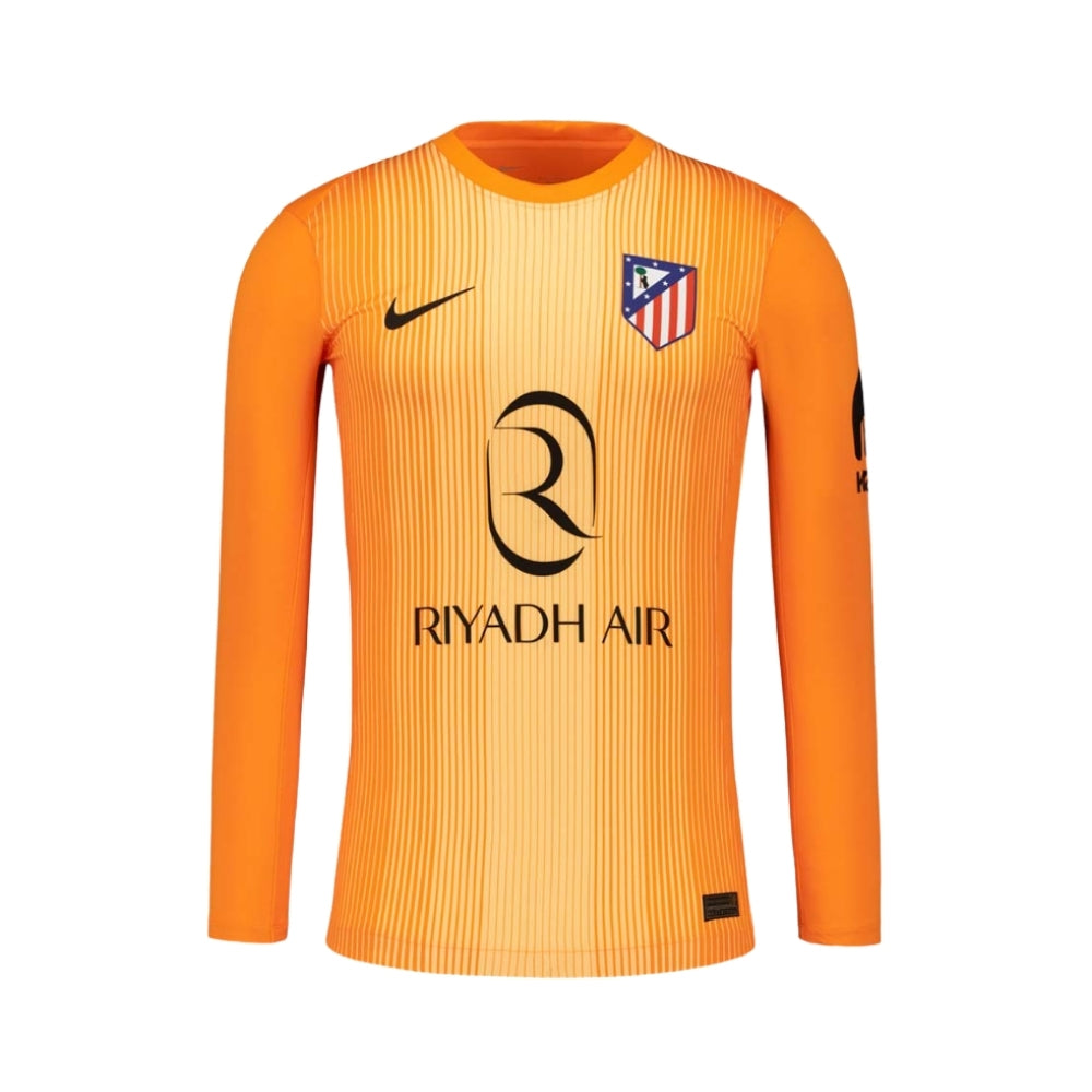 Atlético Madrid Gardiens de But 25/26 - Manches Longues - Vue de face