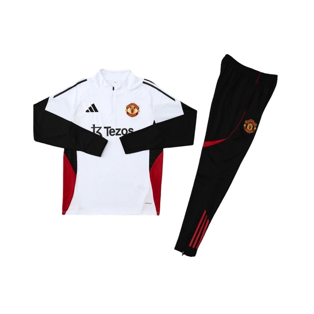 Manchester United 25/26 - Survêtement - 1/2 Zip - Détail