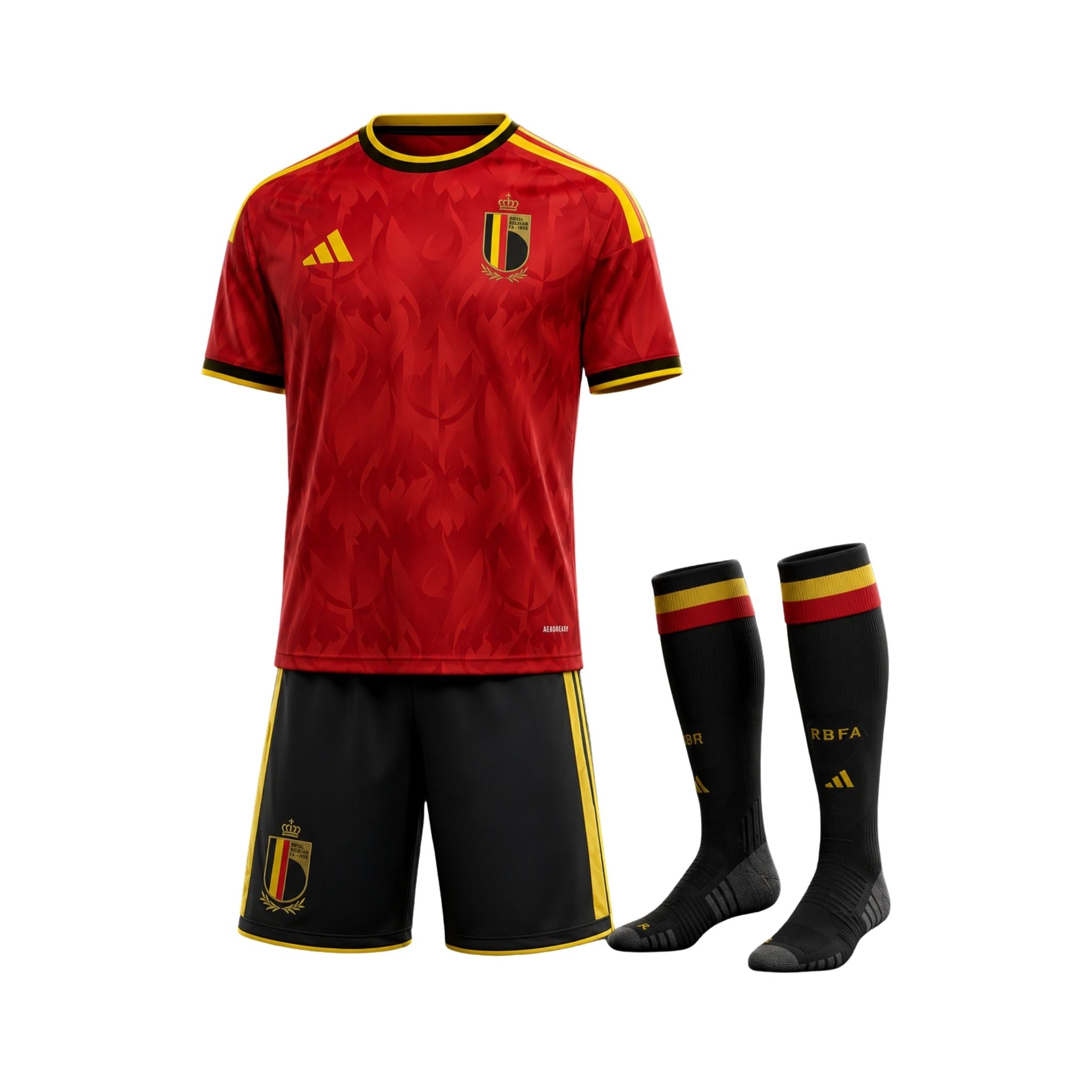 Belgique - Kit Domicile 26/27 - Coupe du Monde 2026, à plat dos