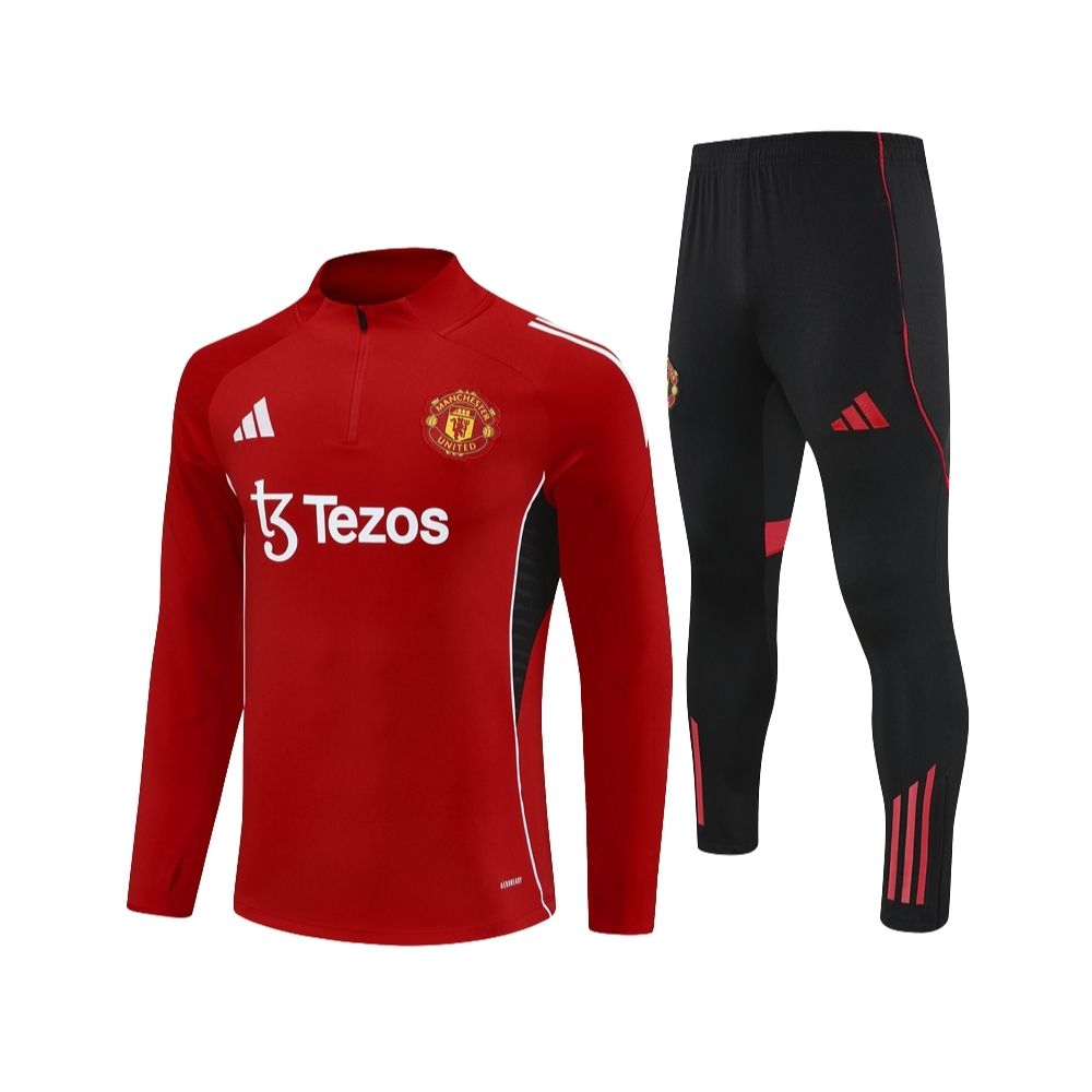 Manchester United 25/26 - Survêtement - 1/2 Zip - Vue de face