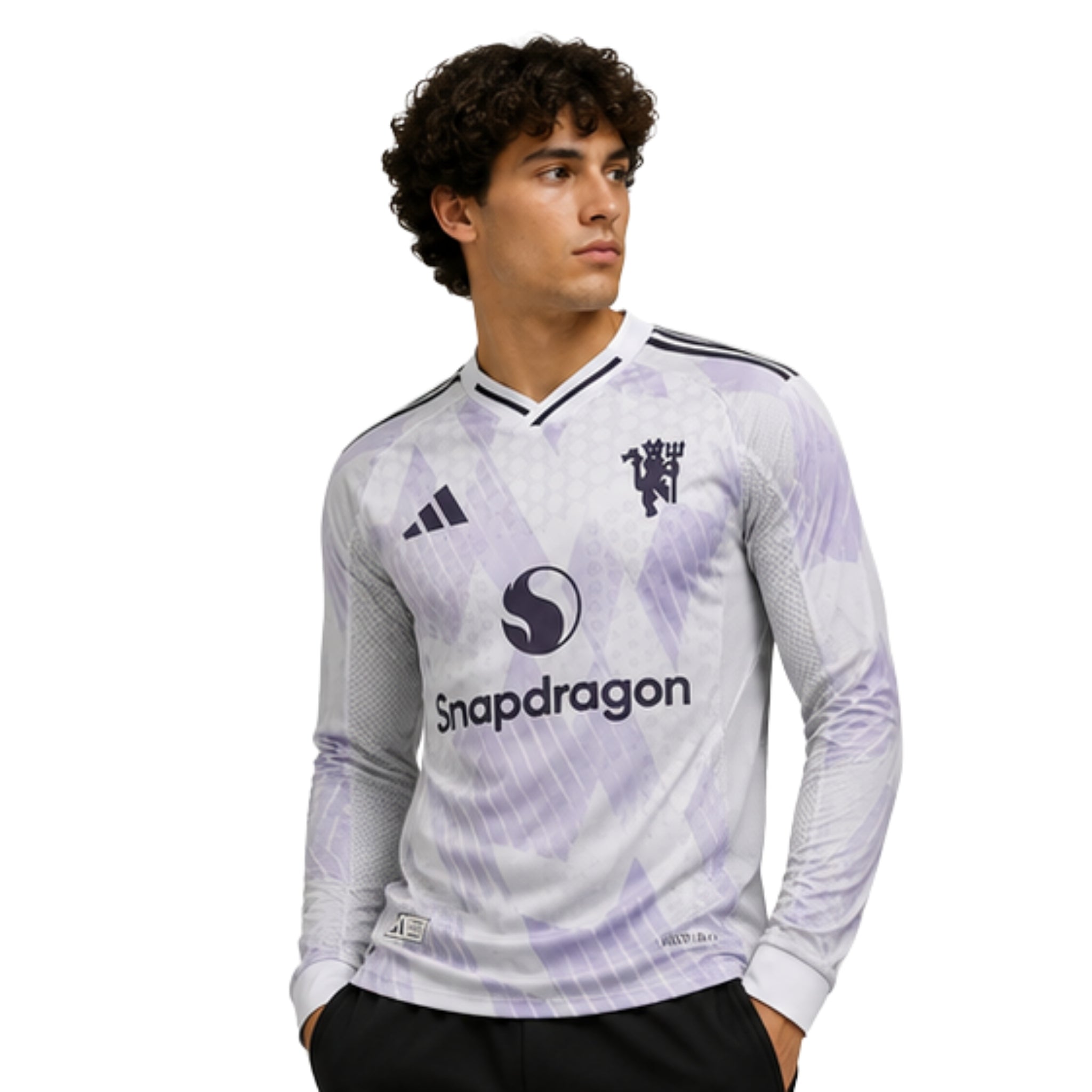 Manchester United Away 25/26 - Long Sleeve - Player Version