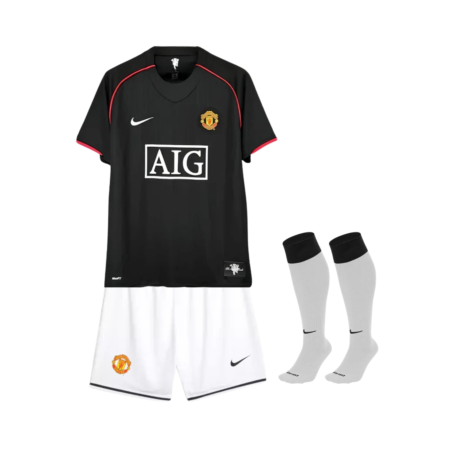 Kit - Manchester United Extérieur 07/08 - Vue de face