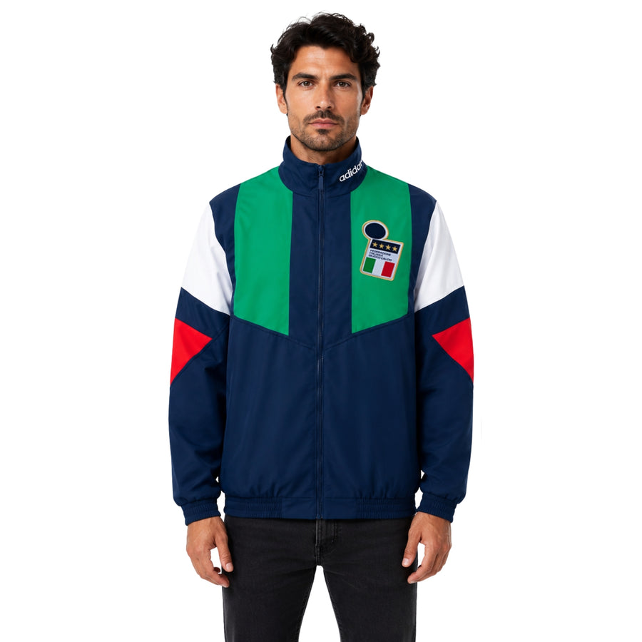 Coupe-Vent - Italie 26/27 - Bleu Marine et Vert