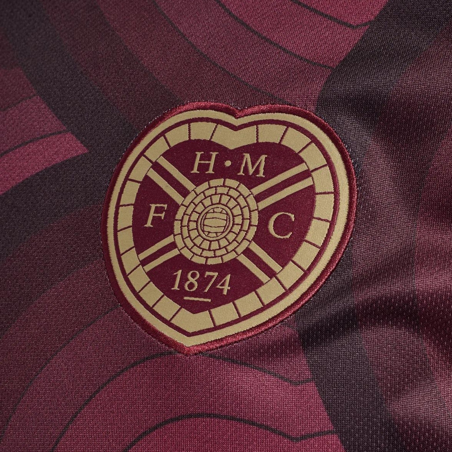 Hearts Avant-Match 25/26 - Vue de dos