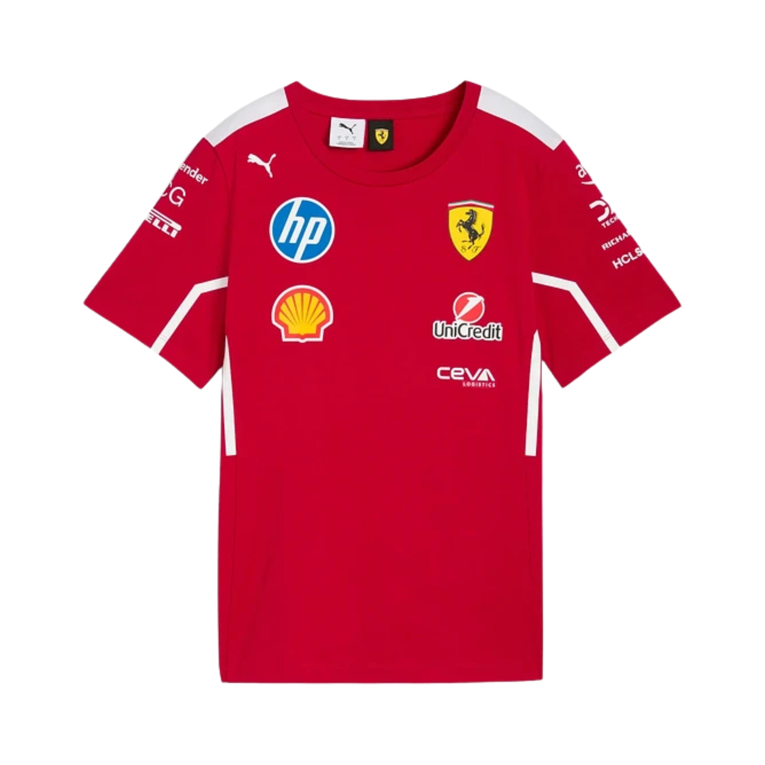 T-Shirt Scuderia Ferrari F1 2025 - Vue de face
