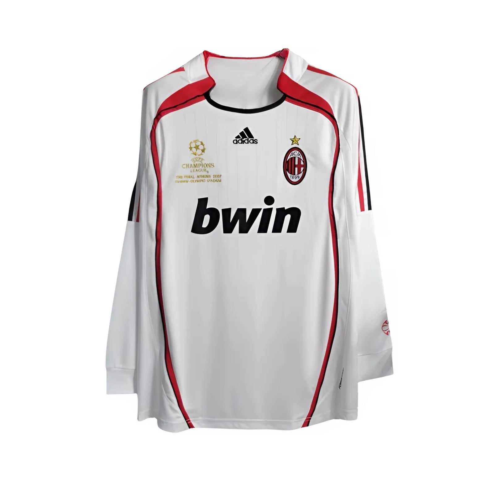 AC Milan Extérieur 06/07 - Manches Longues - Finale de la Ligue des Champions - Vue de face