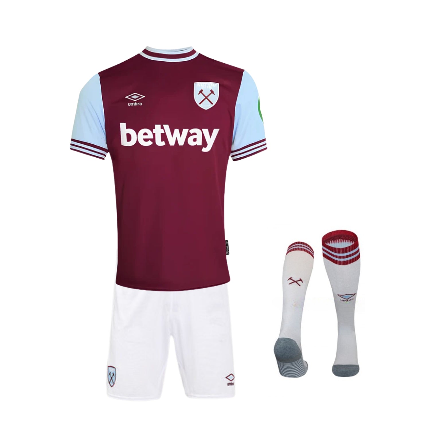 Kit - West Ham Domicile 24/25 - Vue de face