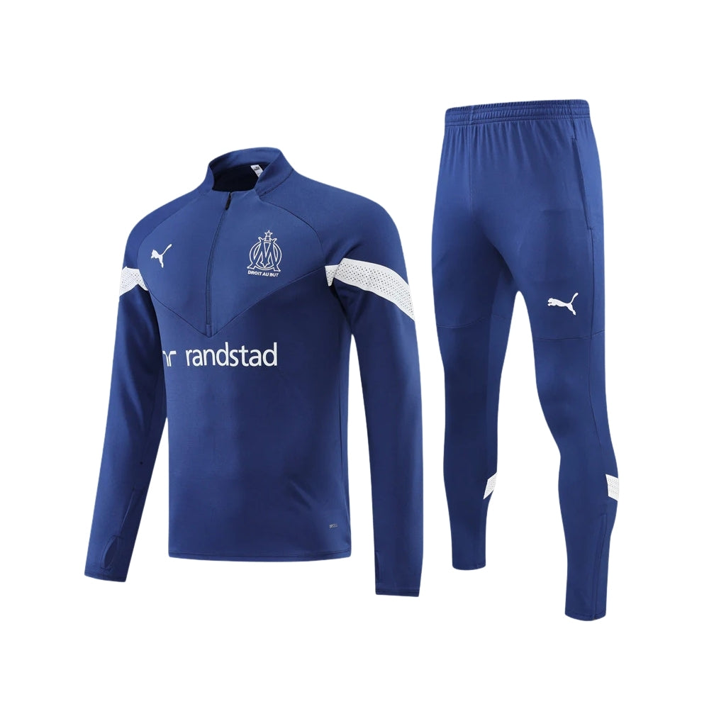 Olympique de Marseille - Survêtement 1/2 Zip - Vue de face