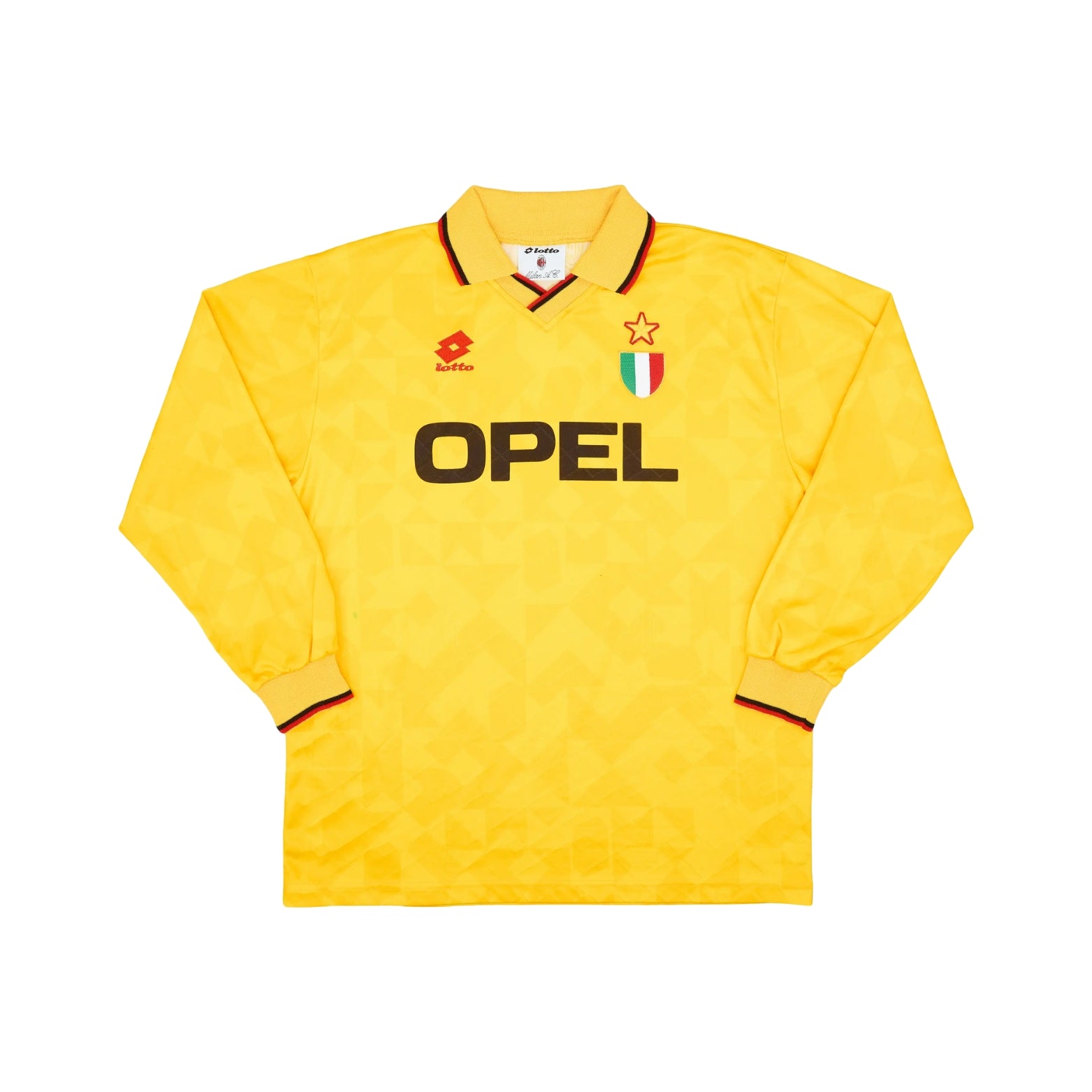 AC Milan Troisième 94/95 - Manches Longues - Vue de face
