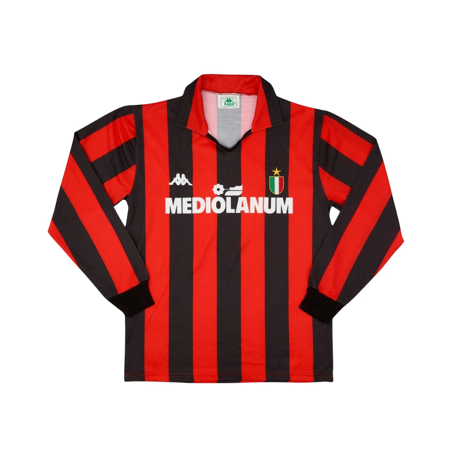 AC Milan Domicile 88/89 - Manches Longues - Vue de face