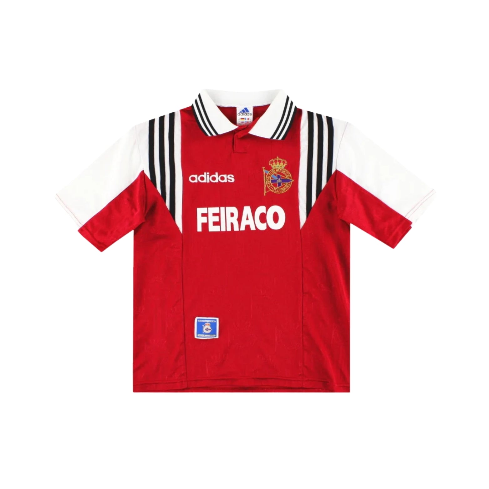 Deportivo de La Coruña Extérieur 97/98 - Vue de face