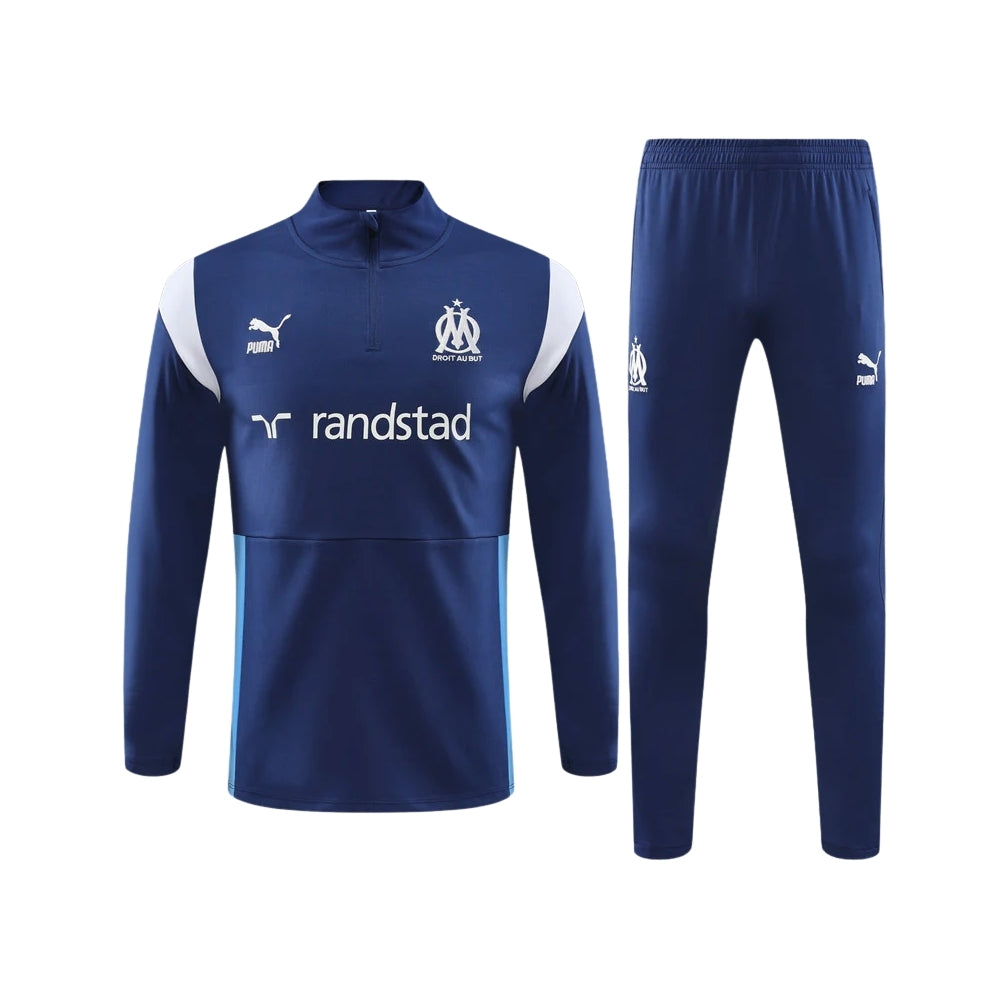 Olympique de Marseille - Survêtement 1/2 Zip - Vue de face