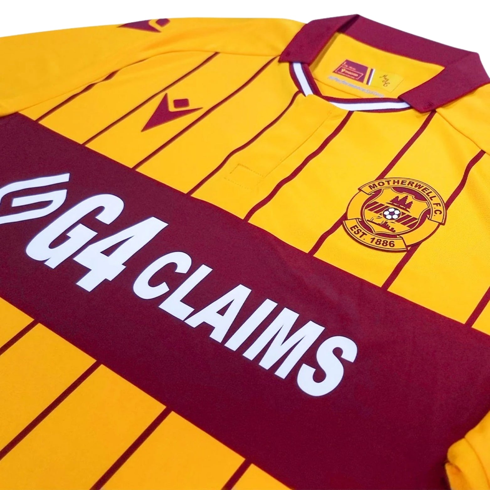 Motherwell Domicile 25/26 - Vue rapprochée